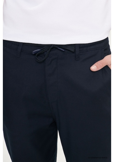 Lee Yumuşak Dokulu Slim Fit Esnek Erkek Chino Pantolon L2620158410 Lacivert