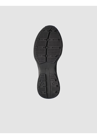 Cabani Triko & Hakiki Dana Deri Füme Erkek Sneaker Gri