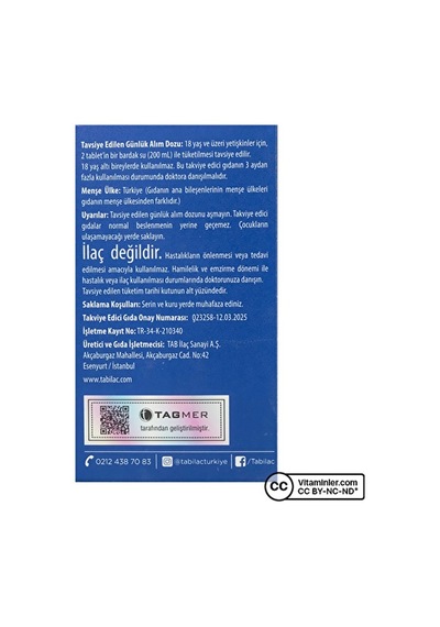 Tabvitamins Zenflex Glukozamin 60 Tablet