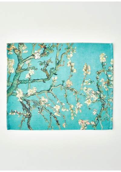 Bella Maison Van Gogh Almond Blossom Pamuklu 2'li Kurulama Bezi Turkuaz 40x50 Cm Turkuaz