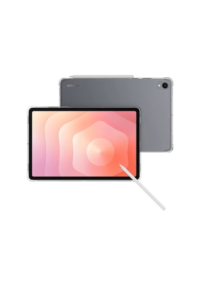 Samsung Galaxy Tab S11 Uyumlu Şeffaf Silikon Kılıf Anti-shock Darbe Emici Koruma Silikon