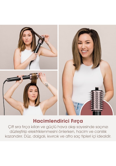 Shark Flexstyle 3-in-1 Saç Kurutma & Şekillendirme Sistemi Siyah