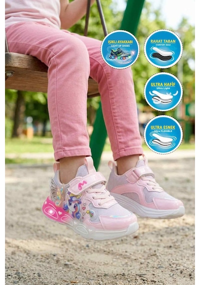 Marcokids Marco Kids 26y309 P Pembe Kız Çocuk Spor Ayakkabı