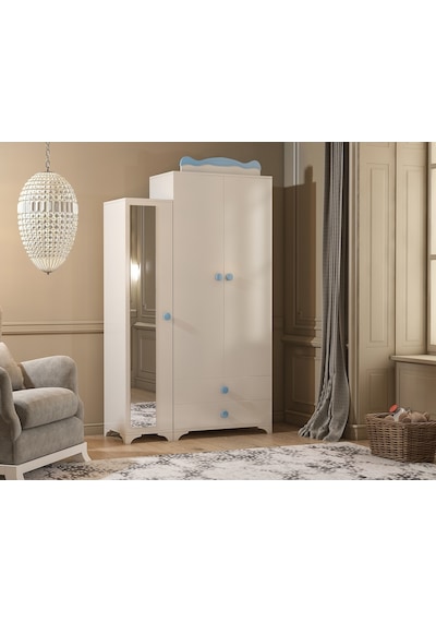 Bdlp 059 Babysun 3 Kapılı 2 Çekmeceli Dolap Mavi