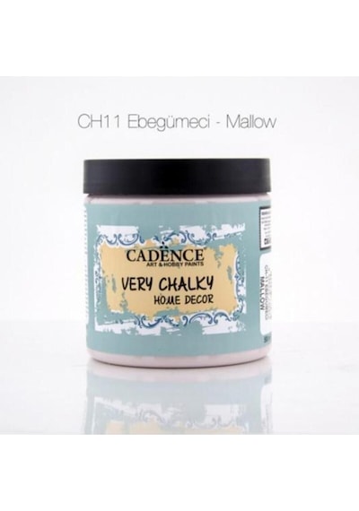 Very Chalky Home Decor Mobilya Boyası 500 Ml. 11 Ebegümeci Karışık, Çok Renkli