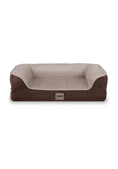Ayrex Jungolica Sezar Kedi Ve Köpek Yatağı Kahverengi 55x75 Cm, Ortopedik Visco,%100 Su Geçirmez Alez, Çıkarılabi