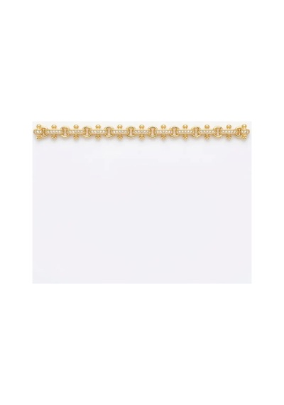 Premium Tasarım Taşlı Geometrik Formlu Gold Modern Bileklik Altın