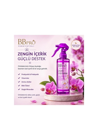 Probiyotikli Çiçek Çoşturan Sadece Orkideler İçin 400 Ml