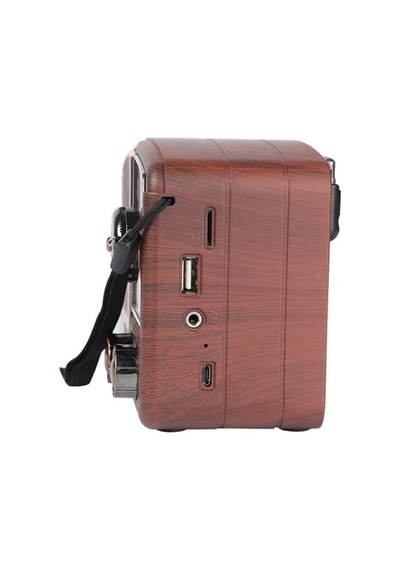 Mini Nostaljik Radyo Bluetooth Speaker Şarjlı Sd Kart Usb Girişli Mp3 Çalar Kablosuz Hoparlör