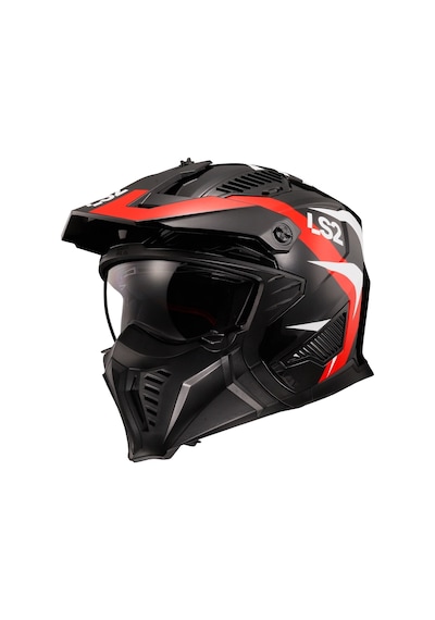 Ls2 Drifter Trıalıty Ön Çene Çıkarılabilir Modüler Kask Kırmızı - Siyah Ls2 Drifter Trıalıty Ön Çene Çıkarılabilir Modüler Kask Kırmızı - Siyah