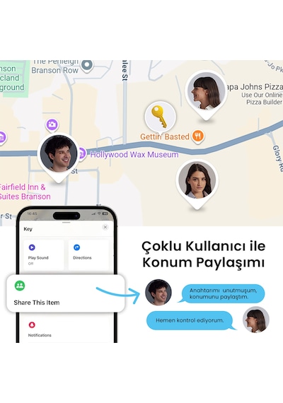 Ugreen Finder Pro Bluetooth 5.4 Akıllı Cihazı, 75646
