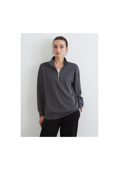 LC Waikiki Alıta Cıty Farkıyla Lcw Comfort Antrasit İnterlok Düz Sweatshirt Antrasit - 924122396 Antrasit LC Waikiki Alıta Cıty Farkıyla Lcw Comfort Antrasit İnterlok Düz Sweatshirt Antrasit - 924122396 Antrasit