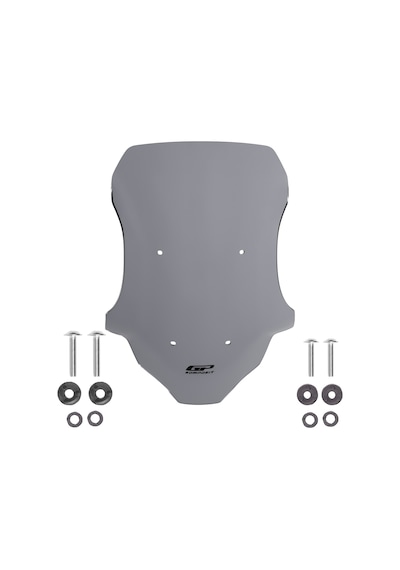 Gp Kompozit Honda Adv 350 2023-2026 Uyumlu Kısa Ön Cam Gri 55 Cm