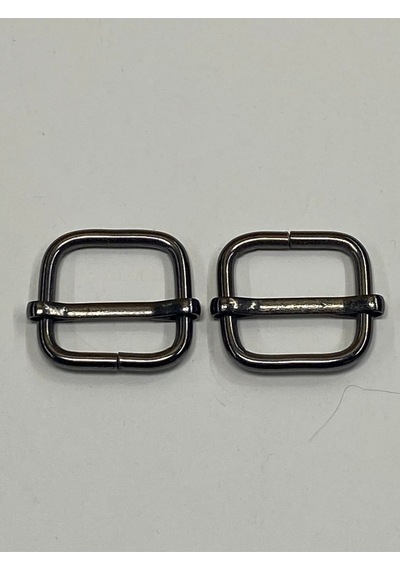 Karantuhafiye Çanta Sürgüsü / Ayar Tokası / 2 Li Set / 2 Cm Antrasit Renkli Çok Renkli