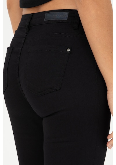 U.S. Polo Assn. Kadın Siyah Toothpick Fit Kanvas Pantolon 50281692-VR046