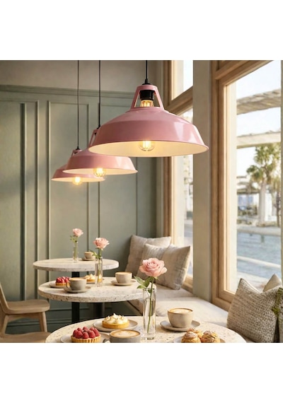 Homing Dock İskandinav Metal Sarkıt Pembe