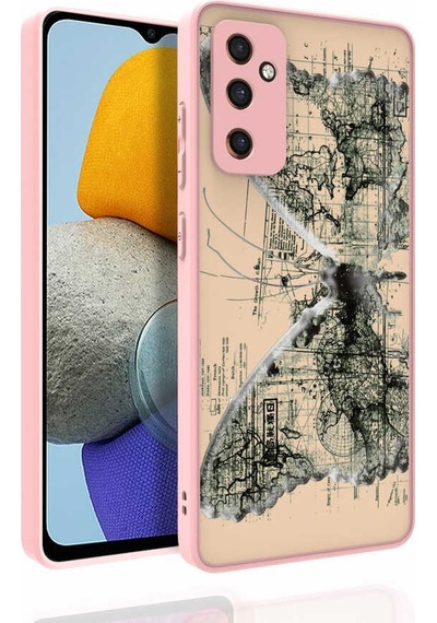 Zore Galaxy Uyumlu M23 Kılıf Desenli Kamera Korumalı Parlak Nora Kapak - No4 No4