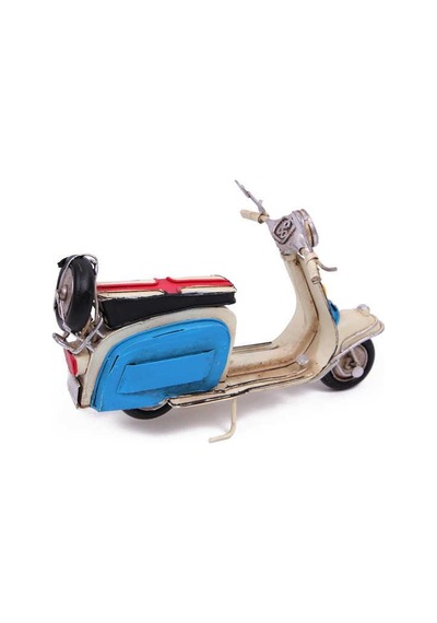 Dekoratif Metal Scooter Vintage Dekoratif Ev Ofis Hediyelik -