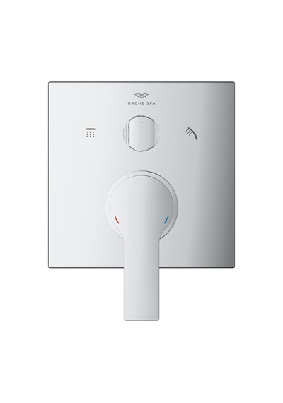 Grohe 29176001 Allure Tek Kumandalı 3 Yönlü Banyo Bataryası Gümüş