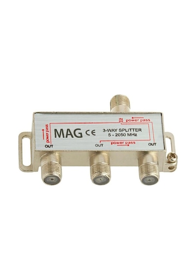 Mag Mg-1504 5-2500 Mhz 1 Giriş 3 Çıkış Anten-sinyal Dağıtıcı 1/3 Splitter