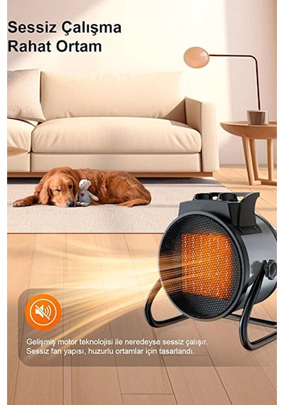 Elektrikli Isıtıcı Fan 3000w Hızlı Isınma 3 Kademeli Ayar Sessiz Ptc Isıtma Teknolojisi