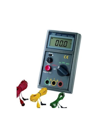 Tes-1605 Toprak Direnci Ölçer