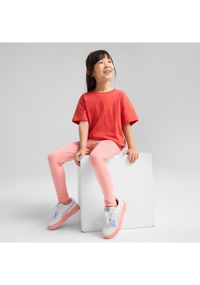 Puma Puma X Hk&fr Graphic Kız Çocuk Kırmızı Yuvarlak Yaka Tişört Kırmızı