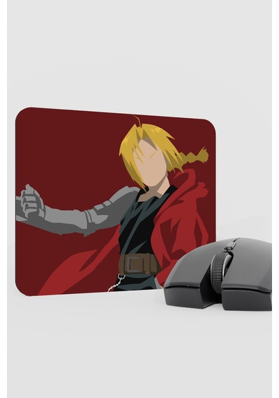 Fullmetal Alchemist Brotherhood Anime V3 - 22x18 Gaming Kauçuk Kaymaz Taban Mouse Pad Fare Altlığı