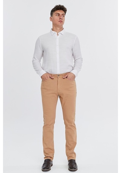 Erkek Likralı Yüksek Bel Regular Fit Bol Kesim Premium Martin Kot Pantolon Jean C336 001
