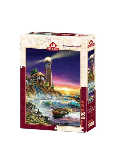 4210 Denizfenerinden Günbatımı / Art Puzzle 500 Parça Educa Puzzle
