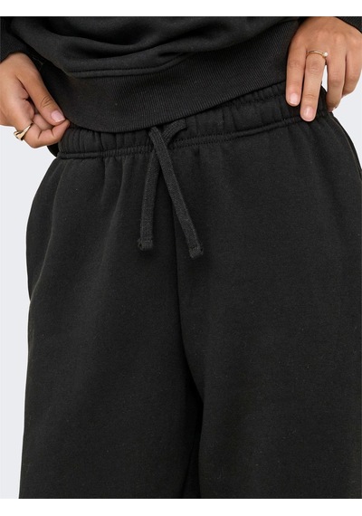 Only Onlbest Lıfe Cuff Pant Swt Noos Kadın Black Eşofman Altı - 15357504 Siyah