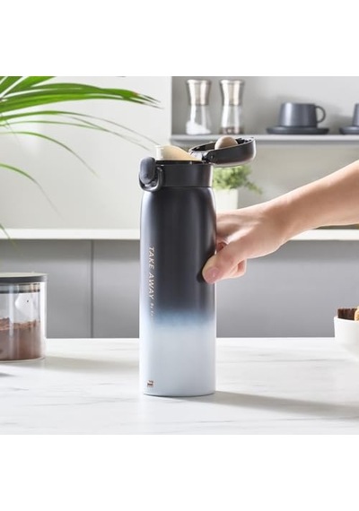 Karaca Skyfall Çelik Sızdırmaz Termos 500 Ml Siyah 01