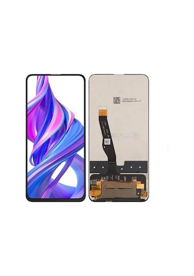 Huawei P Smart Pro Lcd Ekran Dokunmatik Siyah Çıtasız