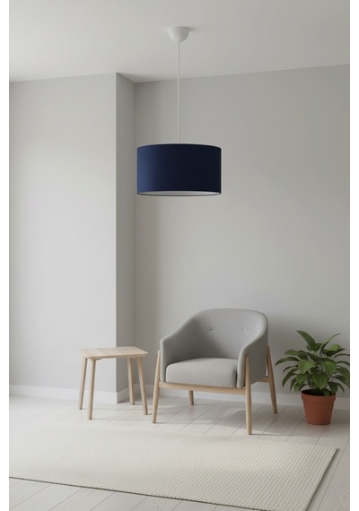 Testa Sarkıt Avize Beyaz-lacivert 38x21x70