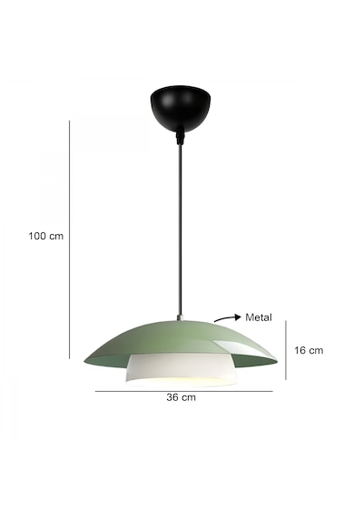 Homing Luna İskandinav Tarz Metal Sarkıt 241701 Mint - Krem