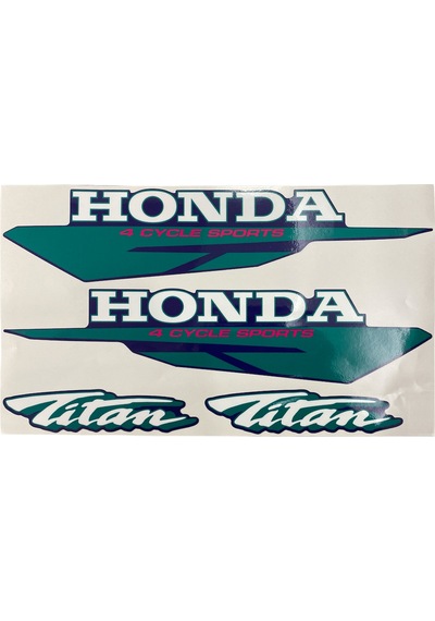 Honda Titan Eski Model Etiket Takımı (Mavi Renk Için)