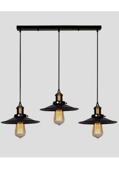 Mylights Retro Rustik Metal Sarkıt Masa Üsüt Sıralı Avize