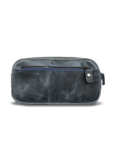 Mft Leather Design Hakiki Deri Erkek Çanta El Portföyü Raven 2501 Lacivert