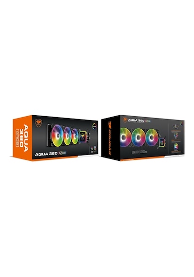 COUGAR 360MM AQUA ARGB 360 SIVI SOĞUTMALI İŞLEMCİ FANI
