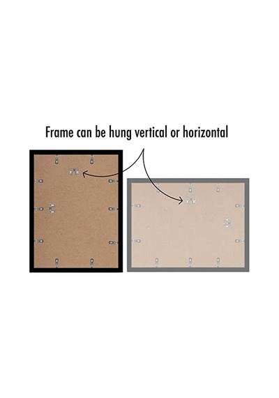 12 X 16 Resim Çerçevesi Seti 5 İnç Siyah - Mat İle 8,5 X 11 Resim Çerçevesi Veya 12x16 Çerçeve Olarak Kullanın -