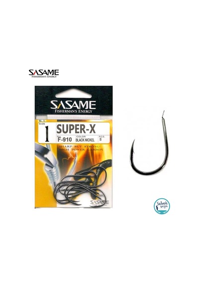 Sasame F-910 Super-x Halkalı İğne 1 8ad Siyah