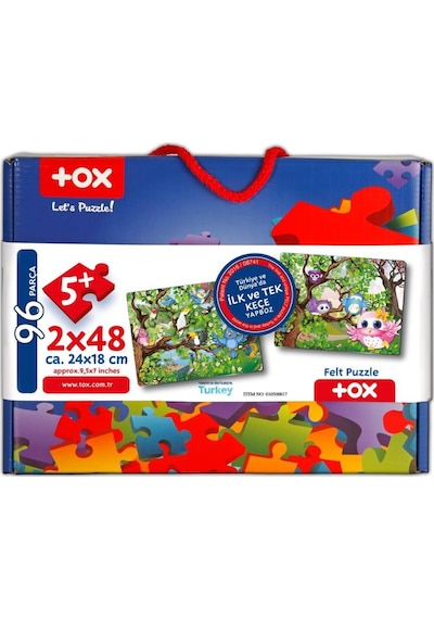 Tox Baykuş 5+ Keçe Yapboz 5 Yaş Puzzle T017
