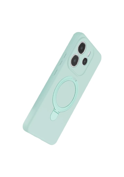 Xiaomi Redmi Note 14 4g Regal Magsafe Standlı Kapak - Su Yeşili -