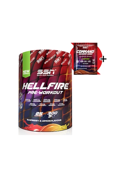 SSN Sports Style Nutrition Hellfire 300 gr (AHUDUDU LİMON) Pre Workout