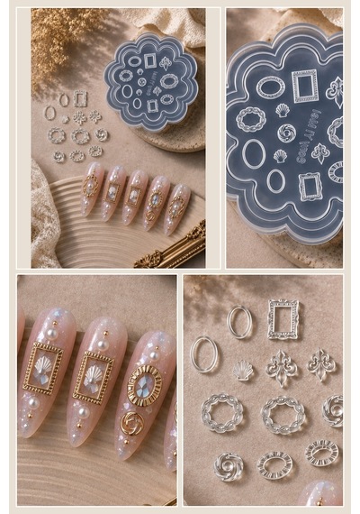 Nail Art Silikon Kalıp 3d Nail Art Desen Kalıbı, Tırnak Süsleme Desen Charm Tırnak Çarm 68