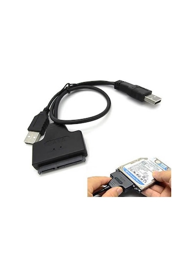 Sata Usb  Kablosu Hdd Hard Disk Çevirici 2.5 Çevirici Veri Aktarma