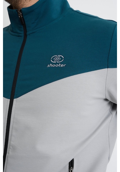 Shooter Sportswear Shooter Erkek Elite Mevsimlik Eşofman Takımı Rahat Form Günlük Kullanım Gri