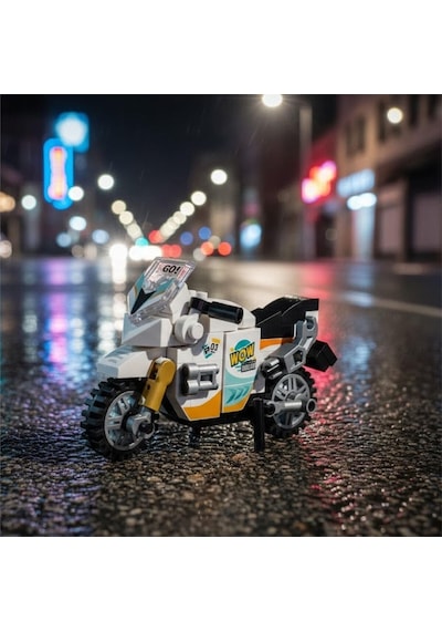 Lz-8624 Motorsiklet 120 Parça Block Oyuncak Mini Poşet
