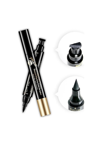 Shibella Cosmetics Suya Dayanıklı Çift Taraflı İnce Damga Eyeliner