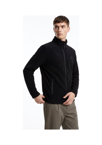Discovery Expedition D5wm-swt3301 Siyah Dik Basic Erkek Polar Sweatshırt